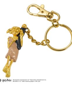 Harry Potter Metal Portachiavi Dobby Gold-coloured 11 Cm Noble Collection
