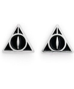 Harry Potter Orecchini Doni Della Morte Black (silver Plated) Carat Shop