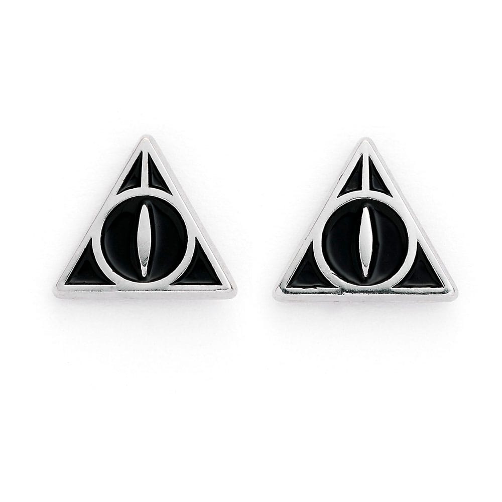 Harry Potter Orecchini Doni Della Morte Black (silver Plated) Carat Shop