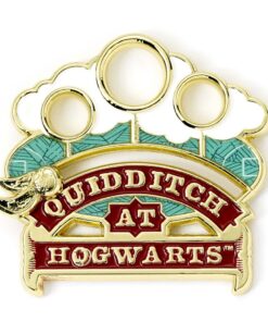 Harry Potter Spilla Badge Quidditch (golden Tone) The Carat Shop