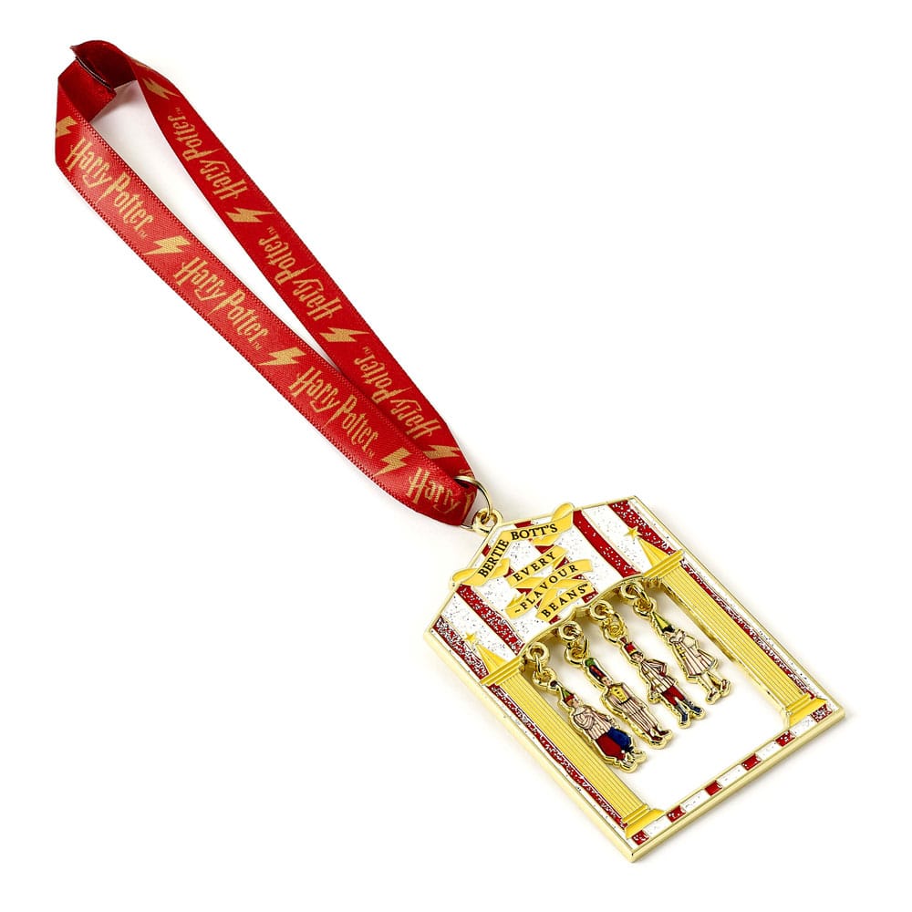 Harry Potter Tree Ornament Bertie Bott's (Golden Tone) The Carat Shop