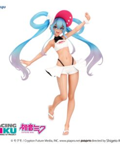 Hatsune Miku Gt Project Trio-try-it Pvc Statua Racing Miku 2024 Summer Holiday Ver. 21 Cm Furyu
