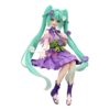 Hatsune Miku Noodle Stopper Pvc Statua Flower Fairy Cosmos Purple Color Ver. 14 Cm Furyu