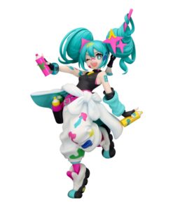 Hatsune Miku Trio-try-it Pvc Statua Miku Paint Girl 19 Cm Furyu