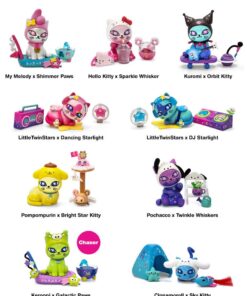 Hello Kitty Blind Box Figures Assortment Galactic Cats X Hello Kitty & Friends 7 Cm  Tokidoki