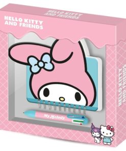 Hello Kitty E Friends My Melody Diario + Pen Karactermania