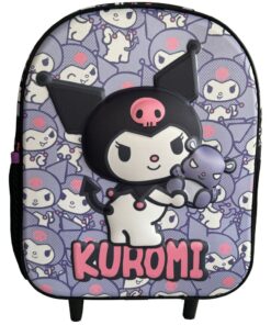 Hello Kitty Kuromi 3D trolley 32cm Manenti