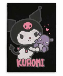 Hello Kitty Kuromi Flannel blanket 110x150cm Sanrio