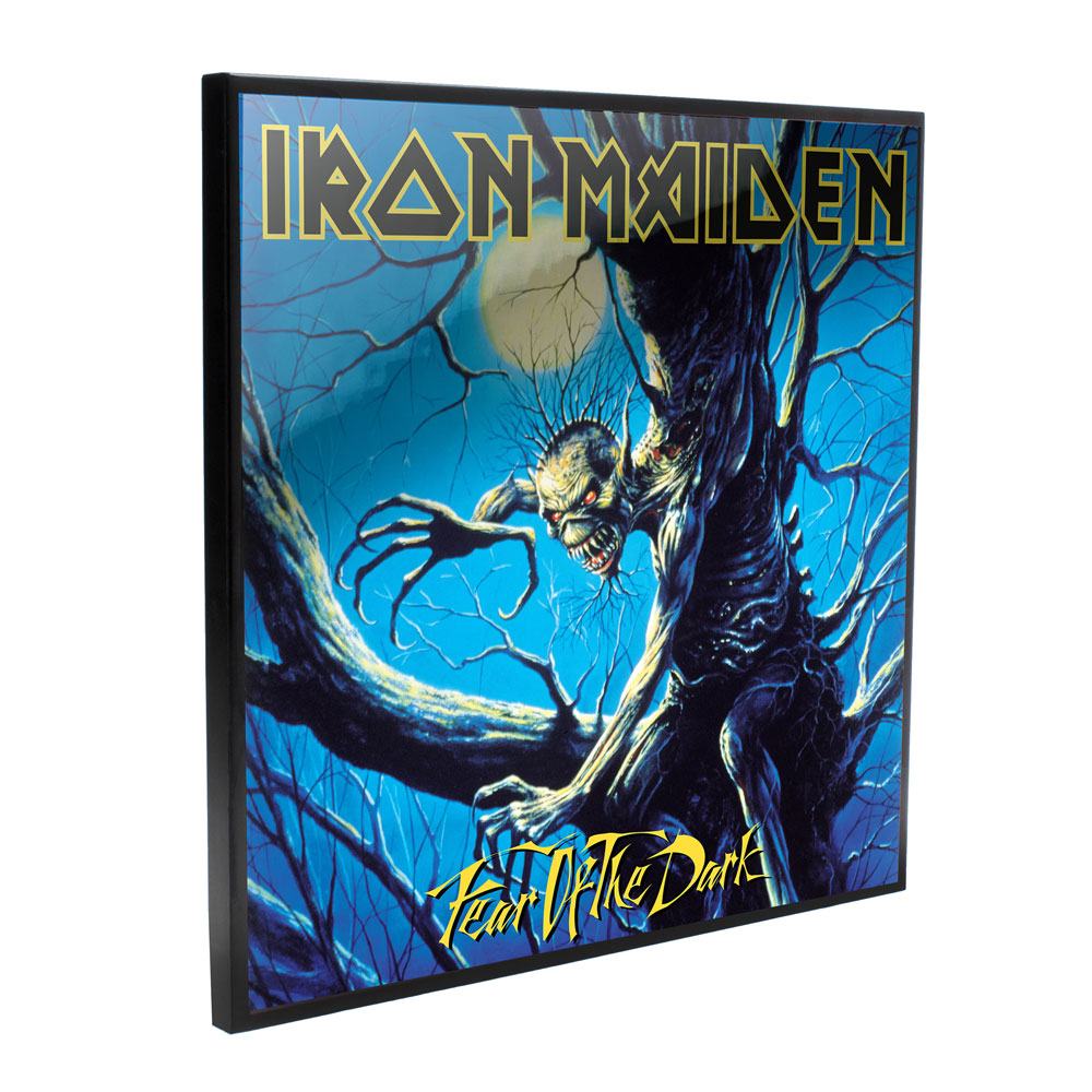 Iron Maiden Cristallo Clear Picture Fear Of The Dark 32 X 32 Cm Nemesis Now