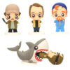 Jaws set 4 Pokis figures Sd Toys