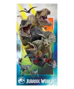 Jurassic World Asciugamano 140 X 70 Cm Halantex