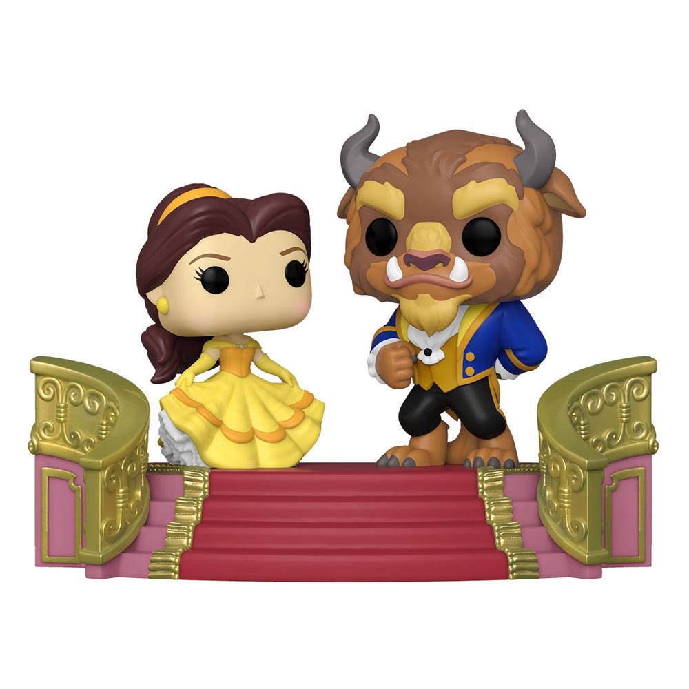 La Bella e La Bestia Funko Pop Vinile 2 Figure Belle & la Bestia Ballano 9 Cm