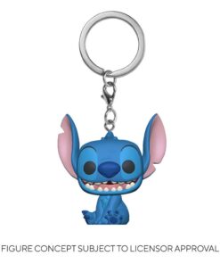Lilo & Stitch Pocket Pop! Vinile Portachiavis 4 Cm Stitch  Funko