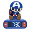 Marvel Avengers Captain America 3d Night Light Sveglia Lexibook