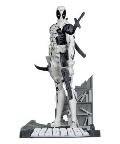 Marvel Collection Pvc Statua 1/10 Deadpool (the New Mutants -98) (line Art) (gold Label) 17 Cm Mcfarlane Toys
