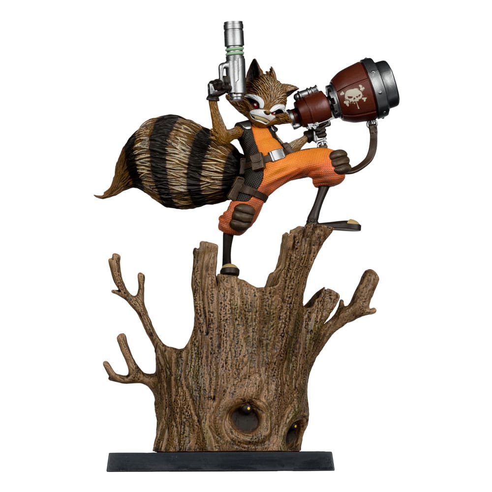 Marvel Collection Pvc Statua 1/6 Rocket Racoon (rocket Racoon: A Chasing Tale -1) 18 Cm Mcfarlane Toys