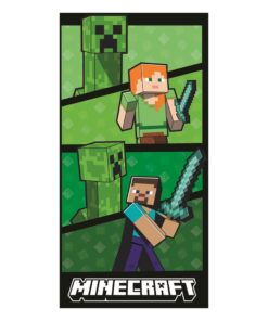 Minecraft Asciugamano Ver. 2 140 X 70 Cm Halantex