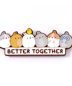 Molang Spilla Badge Better Together The Carat Shop