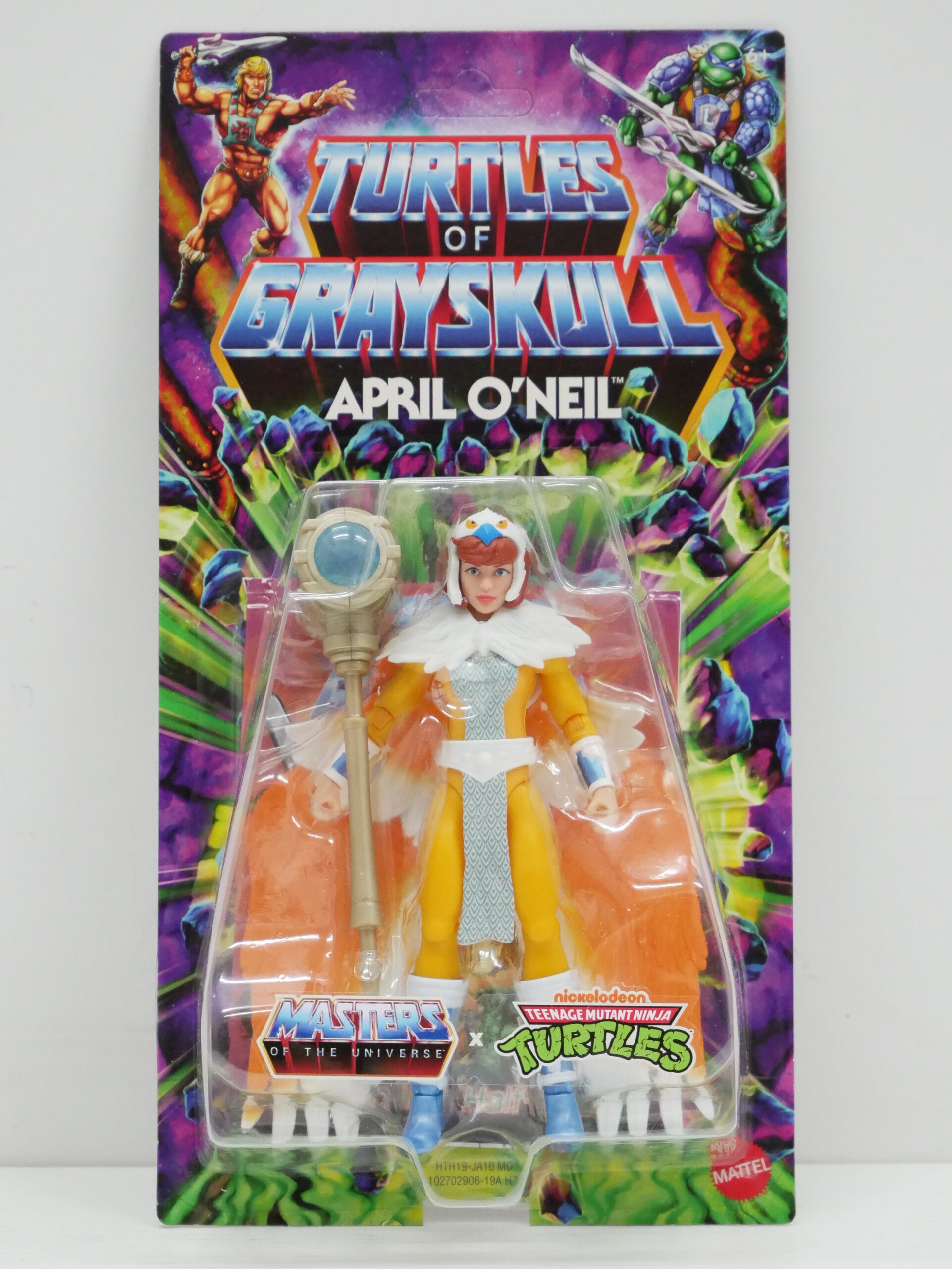 Motu x Tmnt: Turtles Of Grayskull Action Figura April O'neil 14 Cm Mattel (Spedito in 24 ore)