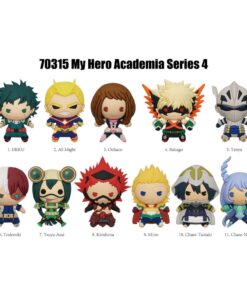 My Hero Academia 3d Pvc Bag Clips Series 4  Con Figura Int.