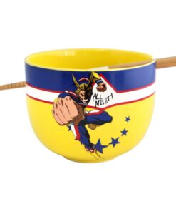 My Hero Academia Ramen Ciotola Con Bacchette Cinesi All Might 414 Ml Just Funky