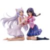Nekomonogatari Monogatari Series Pvc Statuas Tsubasa Hanekawa Set 19 Cm Union Creative