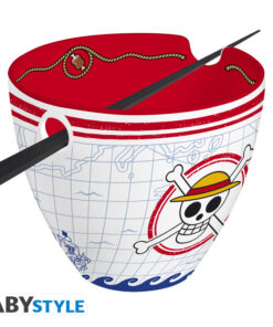One Piece - Ramen Ciotola Con Bacchette Cinesi - "monkey D. Luffy"
