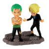One Piece Roronoa Zoro & Sanji figure. 8cm Banpresto