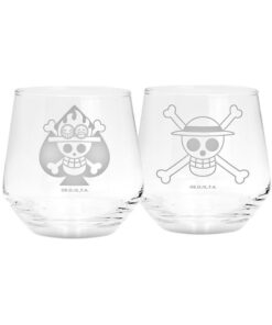 ONE PIECE - Set di 2 bicchieri- Luffy & Ace