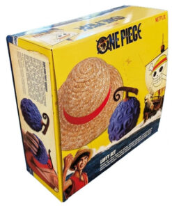 One Piece Set Regalo 2 In 1 Monkey D. Luffy Cappello E Frutto Gum Gum Cinereplicas