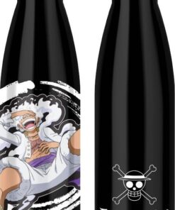 One Piece Thermo Bottiglia D'acqua Luffy Gear 5 Black Halantex