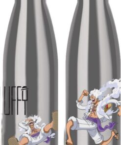 One Piece Thermo Bottiglia D'acqua Luffy Gear 5 Silver Halantex