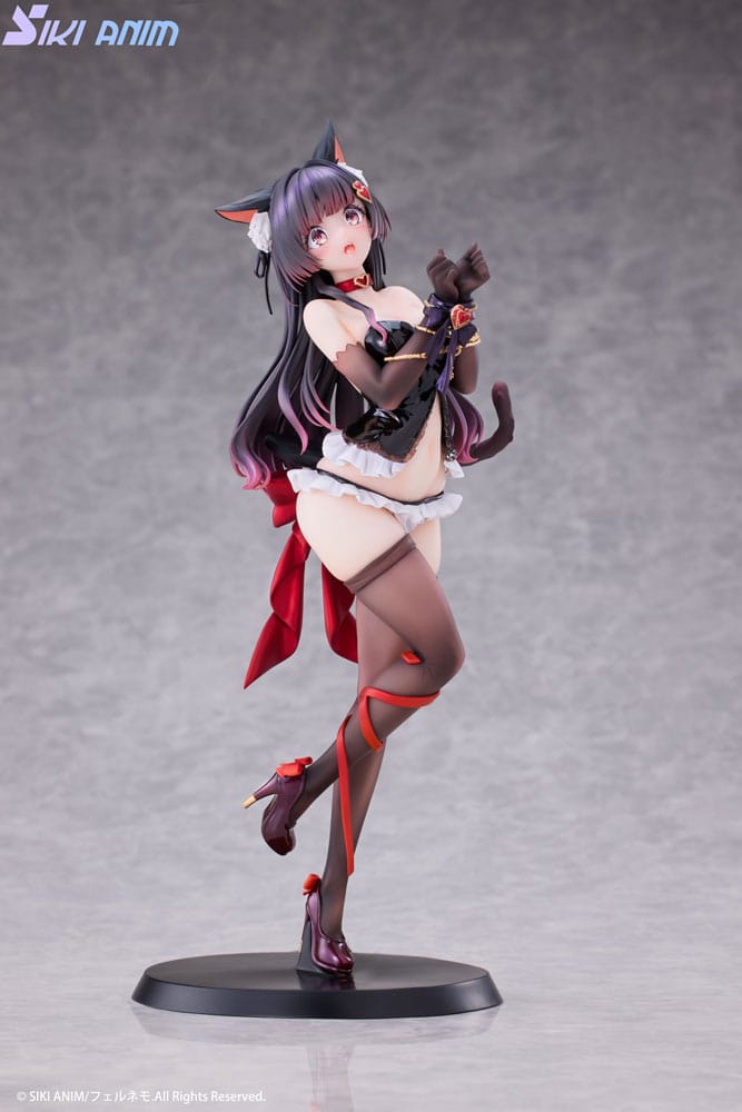 Original Character Pvc Statua 1/7 Shibarare Cat Ruhuna-chan 26 Cm Siki Anim