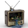 Original-Retro Series Construction Set Vintage Television 19 Cm Pantasy