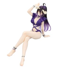 Overlord Noodle Stopper Pvc Statua Albedo Swimsuit Dark Purple Color Ver. 16 Cm Furyu
