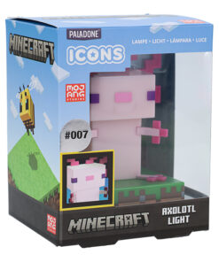PALADONE* ICONS MINECRAFT AXOLOTL - LAMPADE