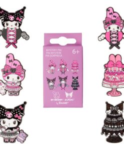 Paramount By Loungefly Enamel Pins Blind Box My Melody E Kuromi Pink E Black  Loungefly