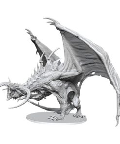 Pathfinder Deep Cuts Unpainted Boxed Miniature Diabolic Dragon Wizbambino