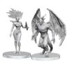 Pathfinder Deep Cuts Unpainted Miniatures Gargoyle & Shae Wizbambino