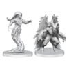 Pathfinder Deep Cuts Unpainted Miniatures Gylou (handmaiden Devil) & Ferrugon (rust Devil) Wizbambino