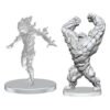 Pathfinder Deep Cuts Unpainted Miniatures Living Landslide & Living Wildfire Wizbambino