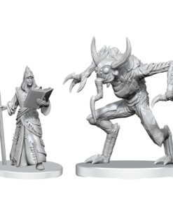 Pathfinder Deep Cuts Unpainted Miniatures Vloriak (despoiler Demon) & Demonologist Wizbambino