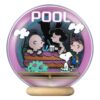 Peanuts Puremind Model Kit In Legno Theater Globe Cool Pool Pantasy