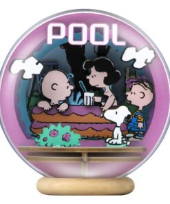 Peanuts Puremind Model Kit In Legno Theater Globe Cool Pool Pantasy