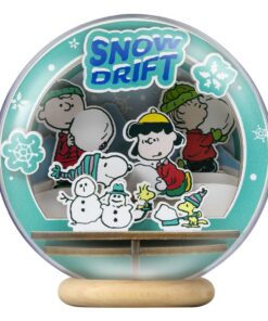 Peanuts Puremind Model Kit In Legno Theater Globe Snow Drift Pantasy