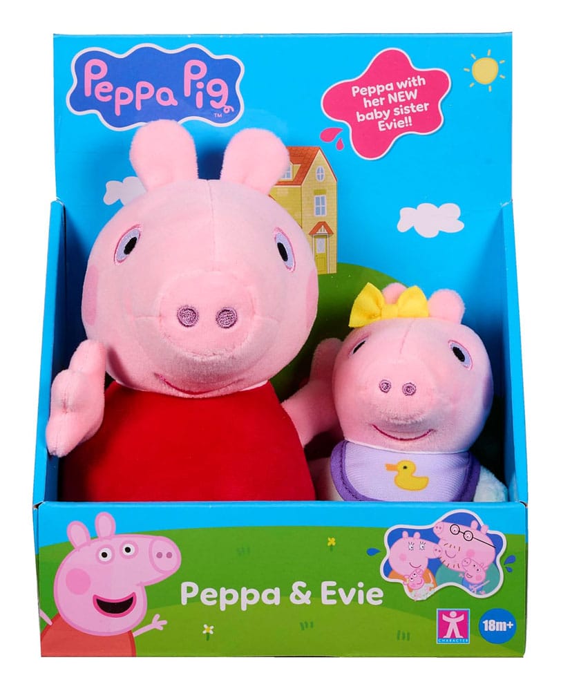 Peppa Pig Peluche Figures 2er Pack Character Options