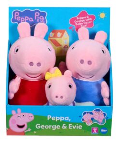 Peppa Pig Peluche Figures 3er Pack Character Options