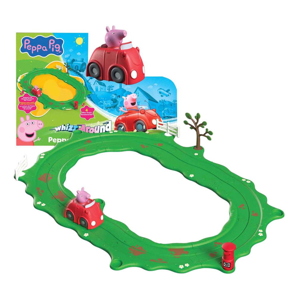 Peppa Pig Whizz Around Peppa's Little Red Car Set Character Options