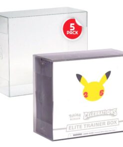 PET Protectors 5-Pack For Booster Boxes / Elite Trainer Boxes Ver. 2 Evoretro