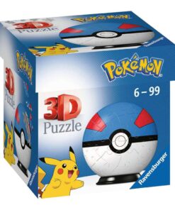 Pokémon 3d Puzzle Pokéballs: Great Ball (54 Pezzi) Ravensburger
